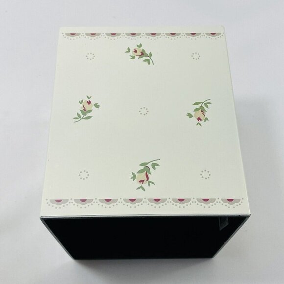 Vintage Japan Andre Richard Tissue Box Cover Square Cube Flower Spring Summer - Picture 11 of 12